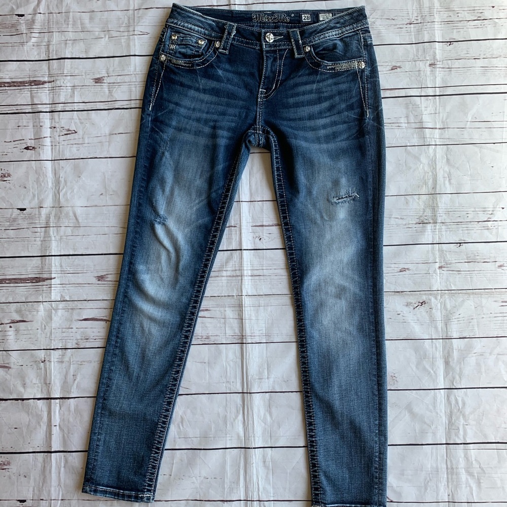 Medium MissMe wiskared skinny jeans